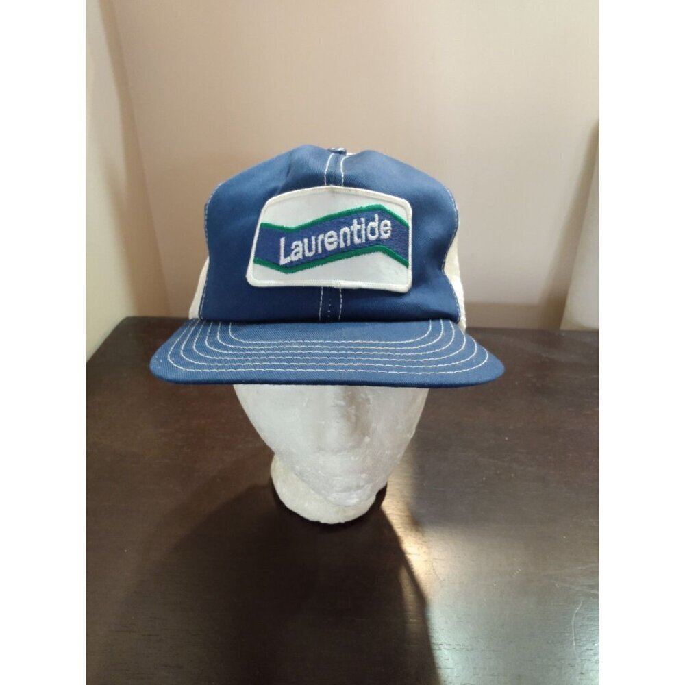 Rare Vintage Laurentide Beer Snapback Hat Mesh Trucker Quebec